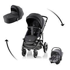 Britax Römer Smile 5Z Comfort Core Set 3in1 Carbon Black Style