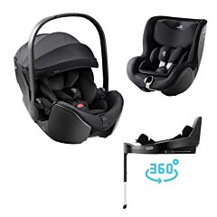Römer Moduláris Rendszer 3in1 Carbon Black Style